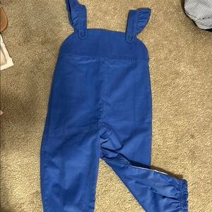 NWOT! Beaufort Bonnet Company Blue Corduroy Overalls with Button Straps